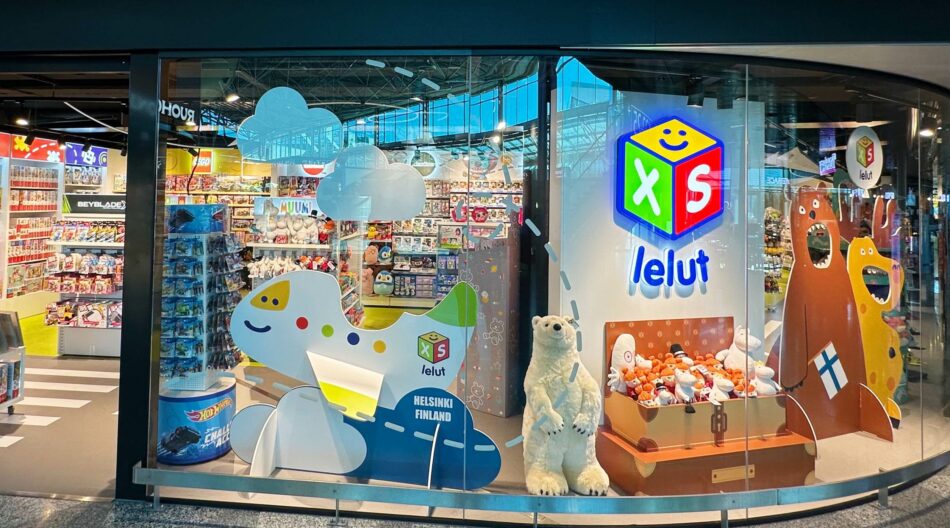 XS Lelut Helsinki-Vantaa, lelukauppa lentoasemalla