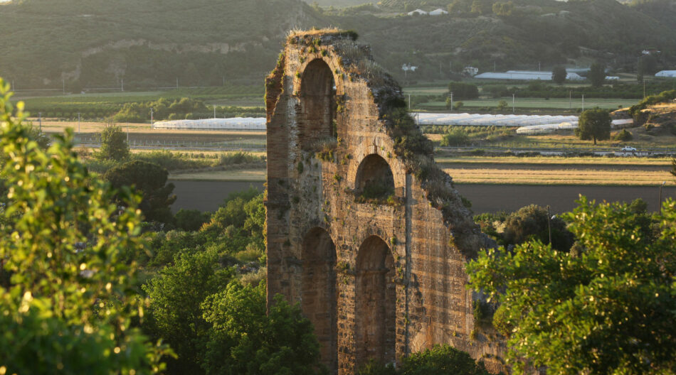 Muinaiskylä Aspendos Antalyassa