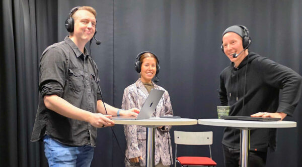 Joel Pakalén, Katja Meriläinen ja Markus Veikkolainen