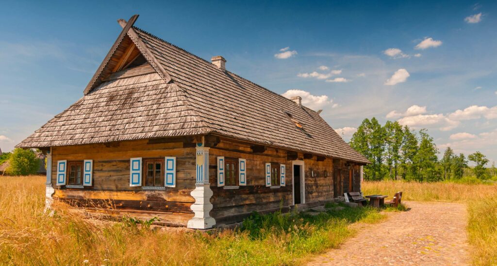 Podlasian maaseutua Puolassa