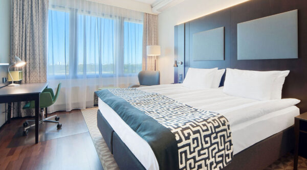 Scandic Ruoholahden uusittu hotellihuone