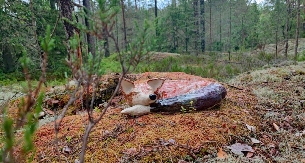 Nuuksio, Haukkamäen taidepolku