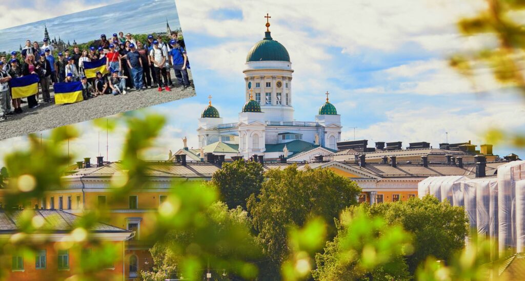 Ukrainalaisten lasten leiri Helsingissä